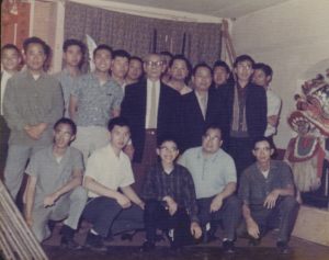 Lau Bun with students, Circa 1963 